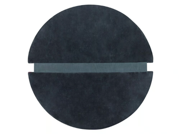 POP ZERO - Solid-color round wool and viscose rug by SITAP Carpet Couture Italia - view 2